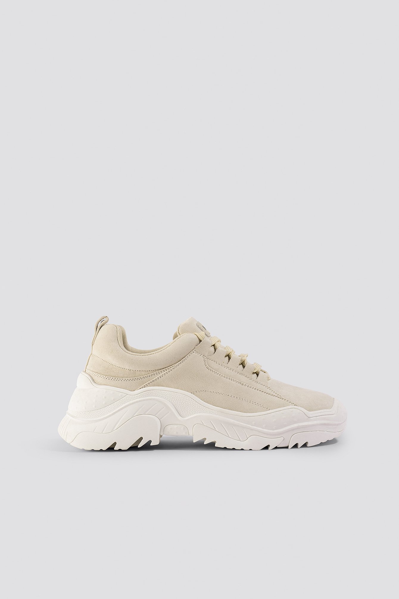 beige suede trainers
