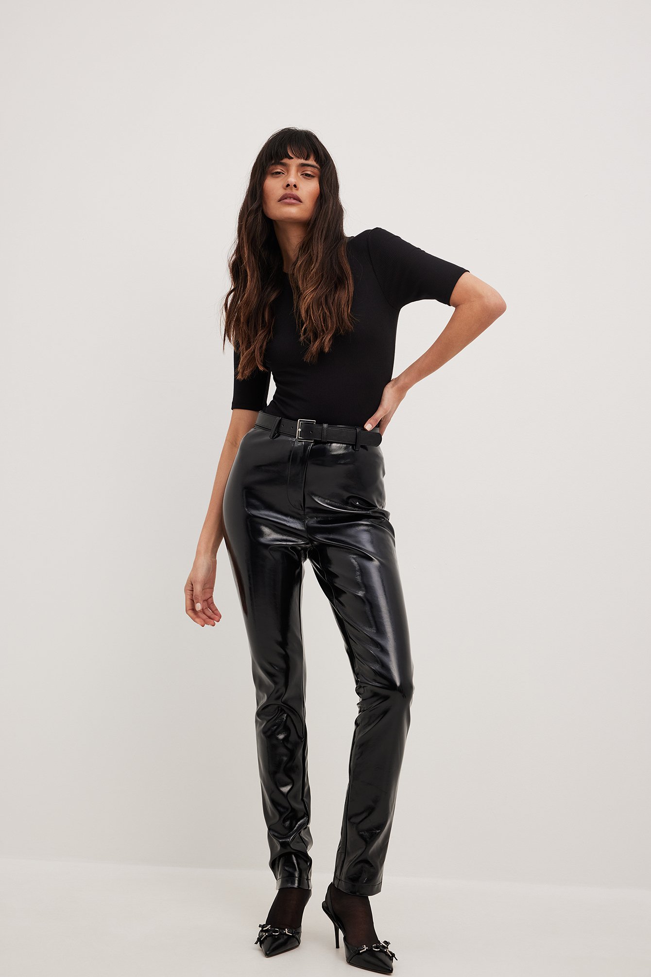 Charmed Patent Leather Pants ☆ Black – Rock N Rags