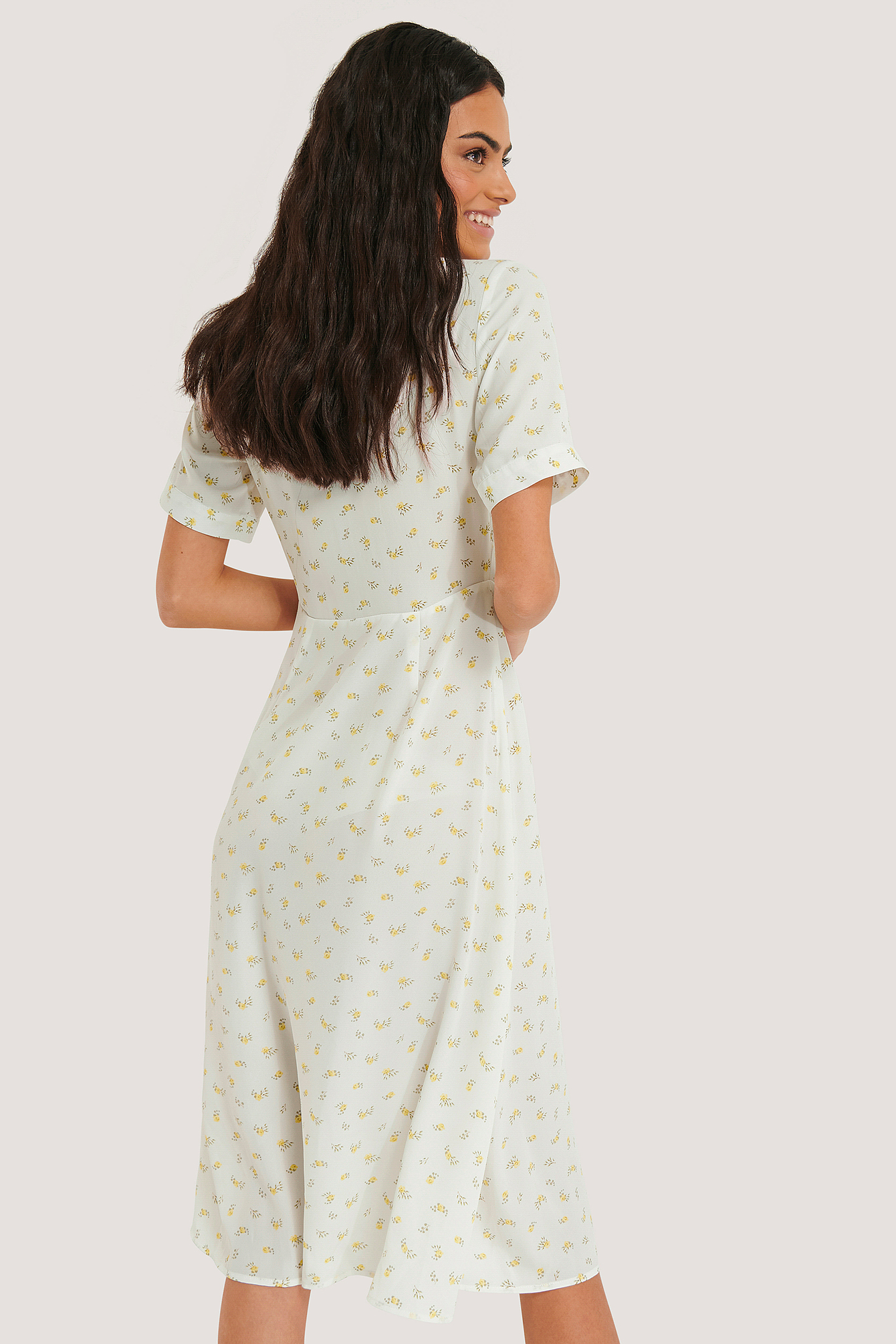 Faithfull hana wrap outlet dress