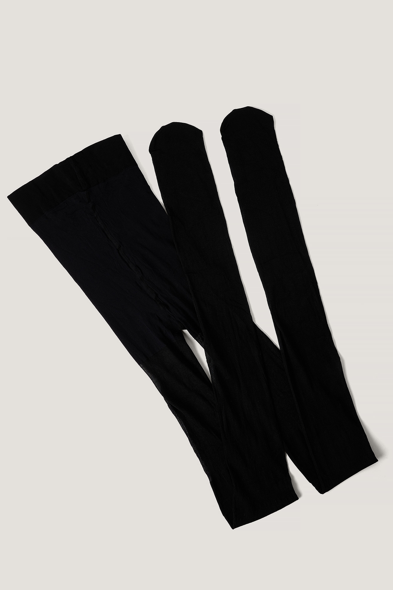 Full Length Detail Tights 25 DEN Black | na-kd.com