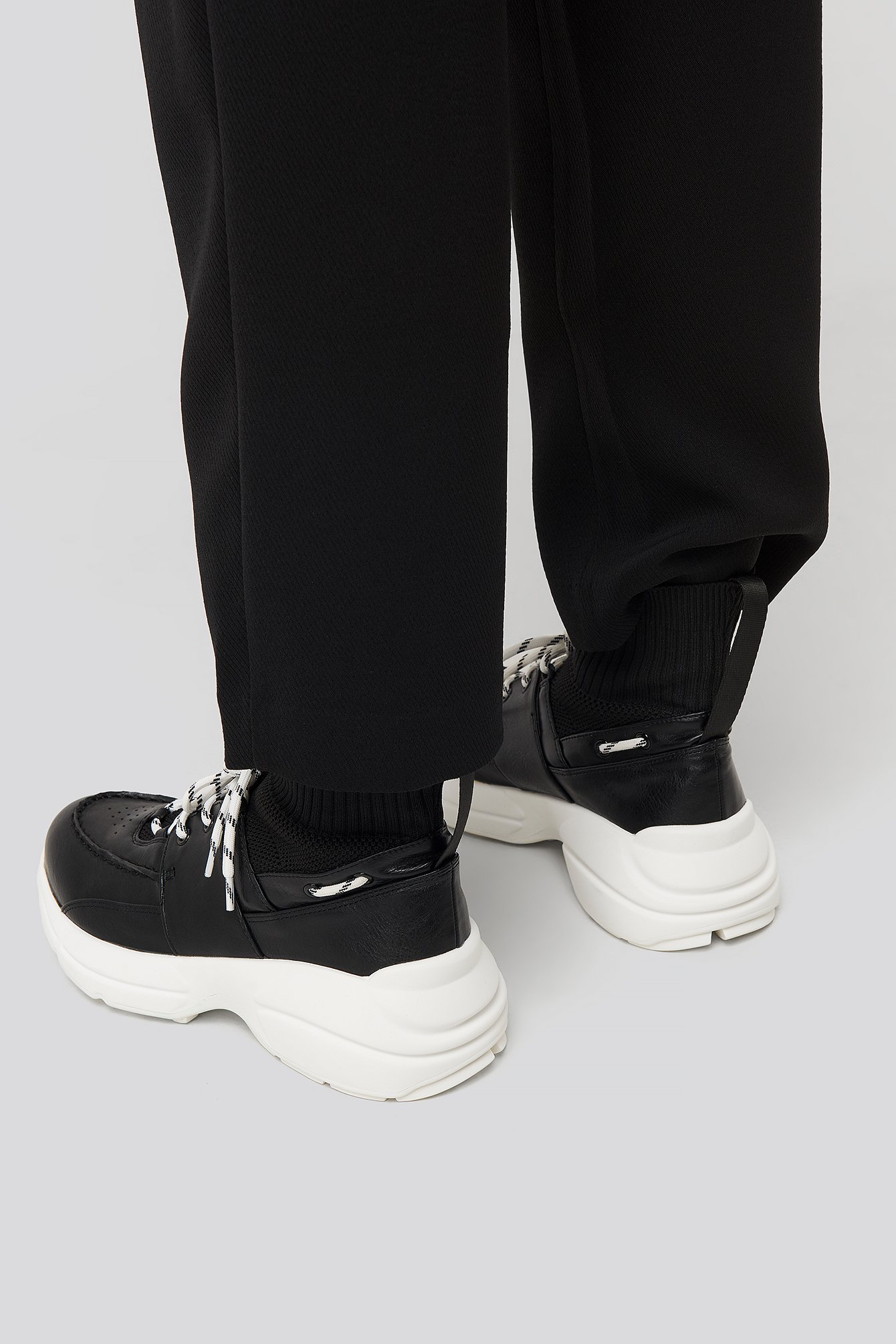 High Top Chunky Trainers Black | na-kd.com