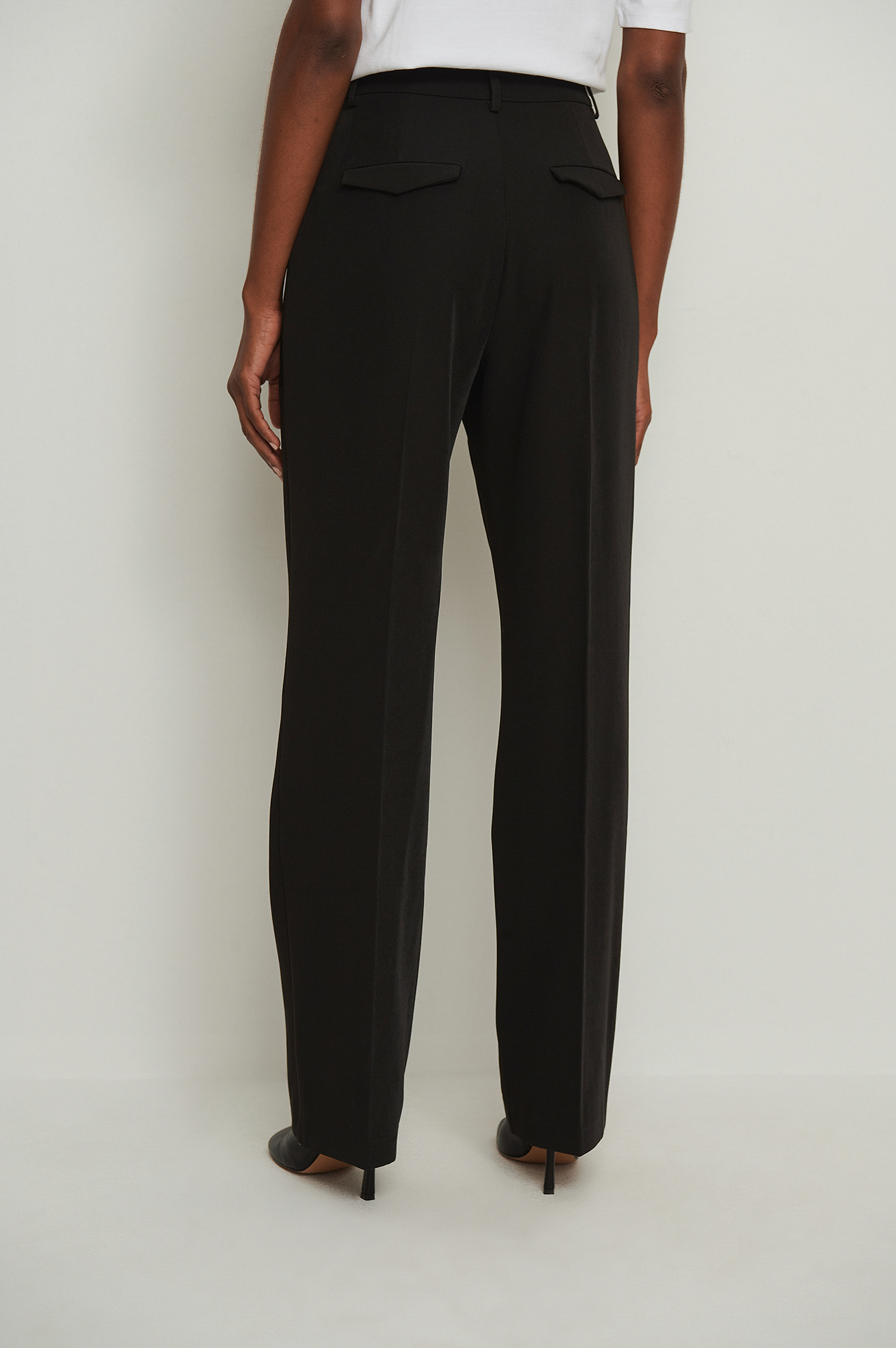 High Waist Tailored Suit Pants Black | na-kd.com