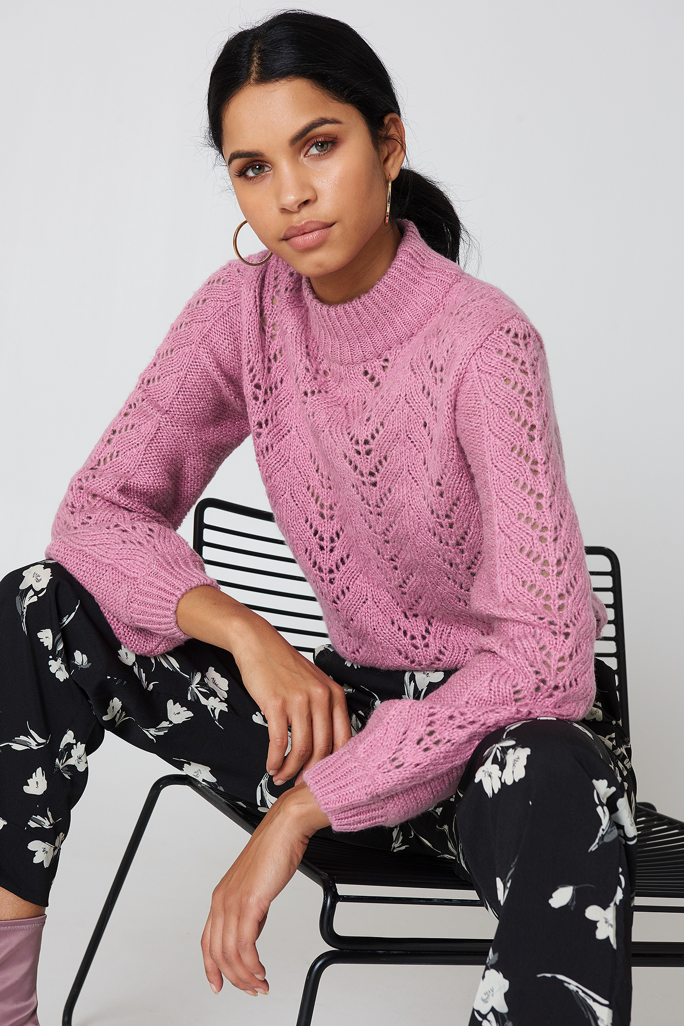 Knitwear Sweater Pink | na-kd.com