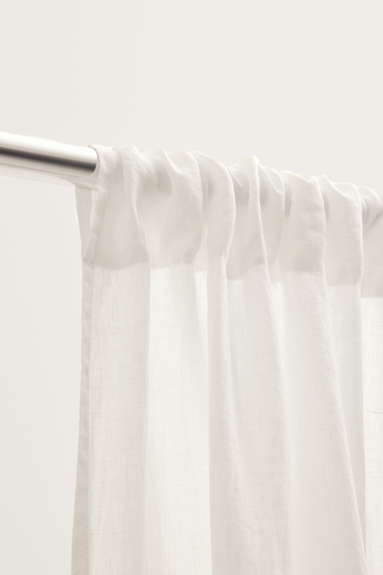 Linen Curtains 2-Pack White | na-kd.com
