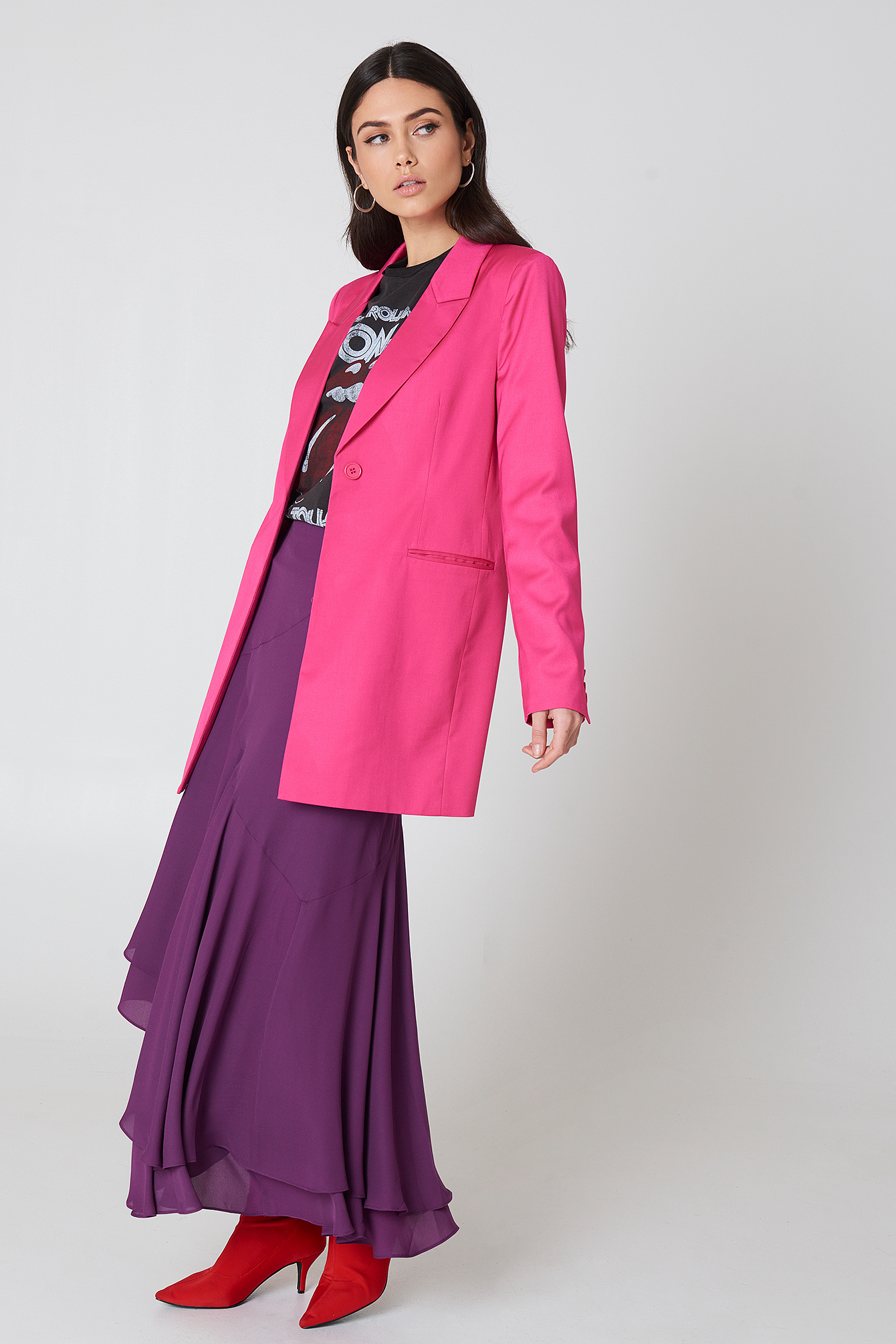 Long Blazer Pink