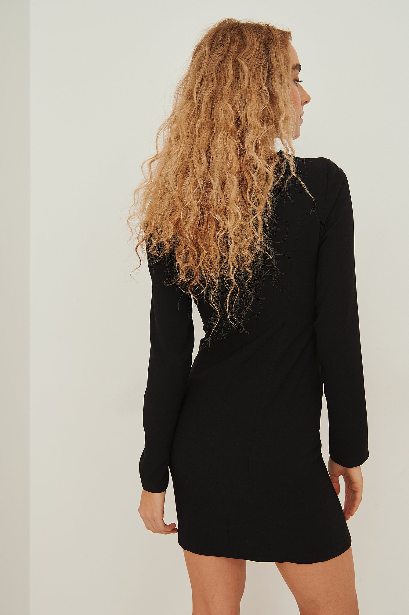 long sleeve dress black dress