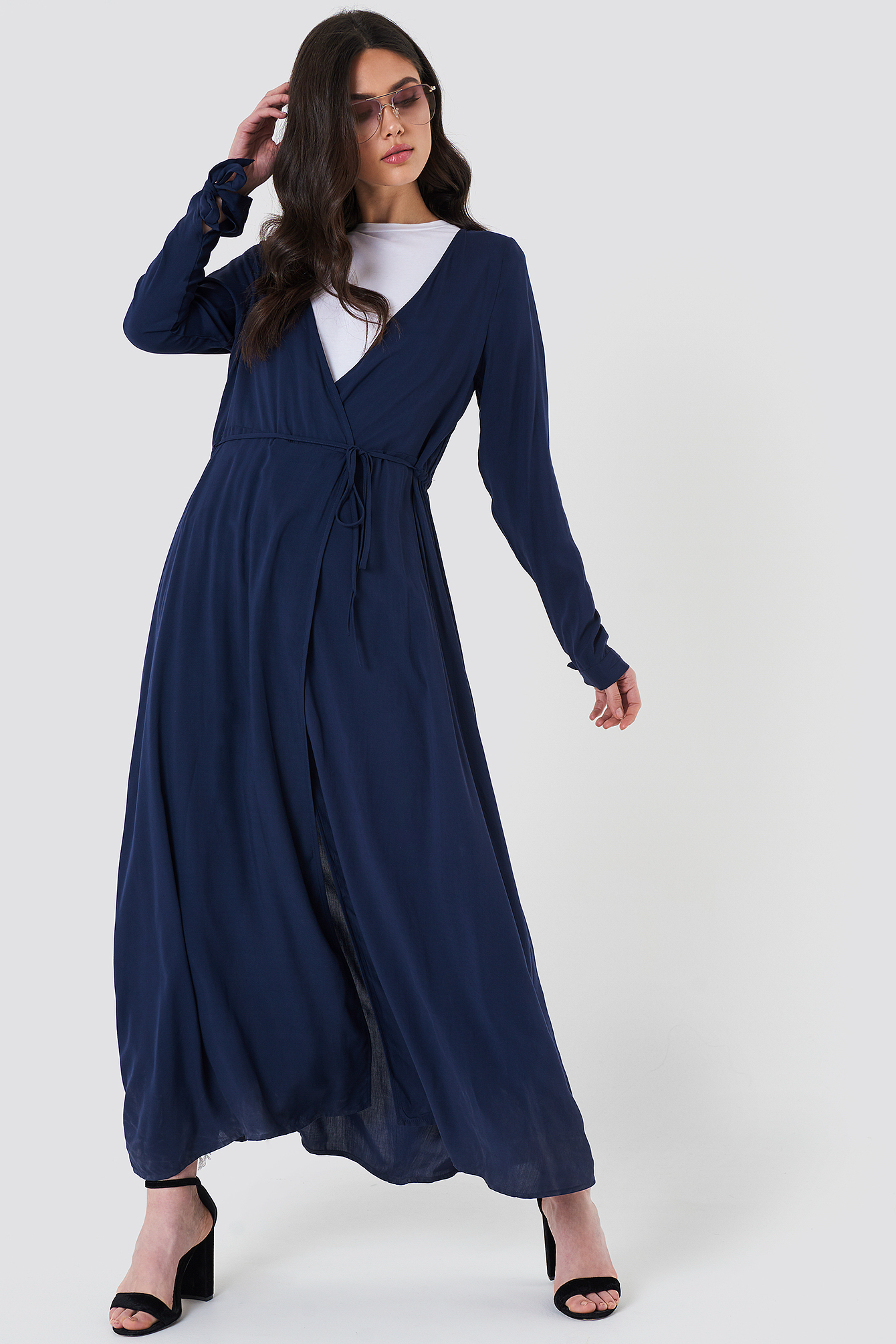 long sleeve coat dress