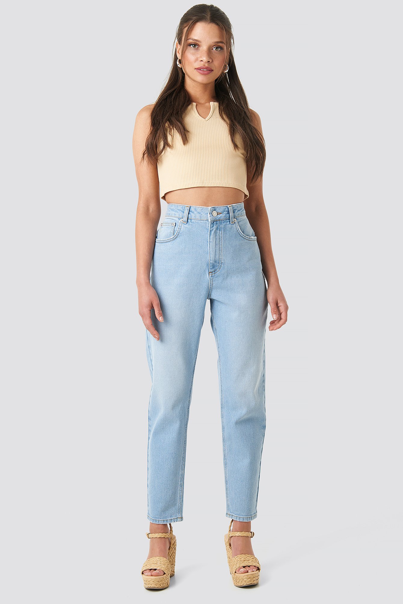 mom jeans top