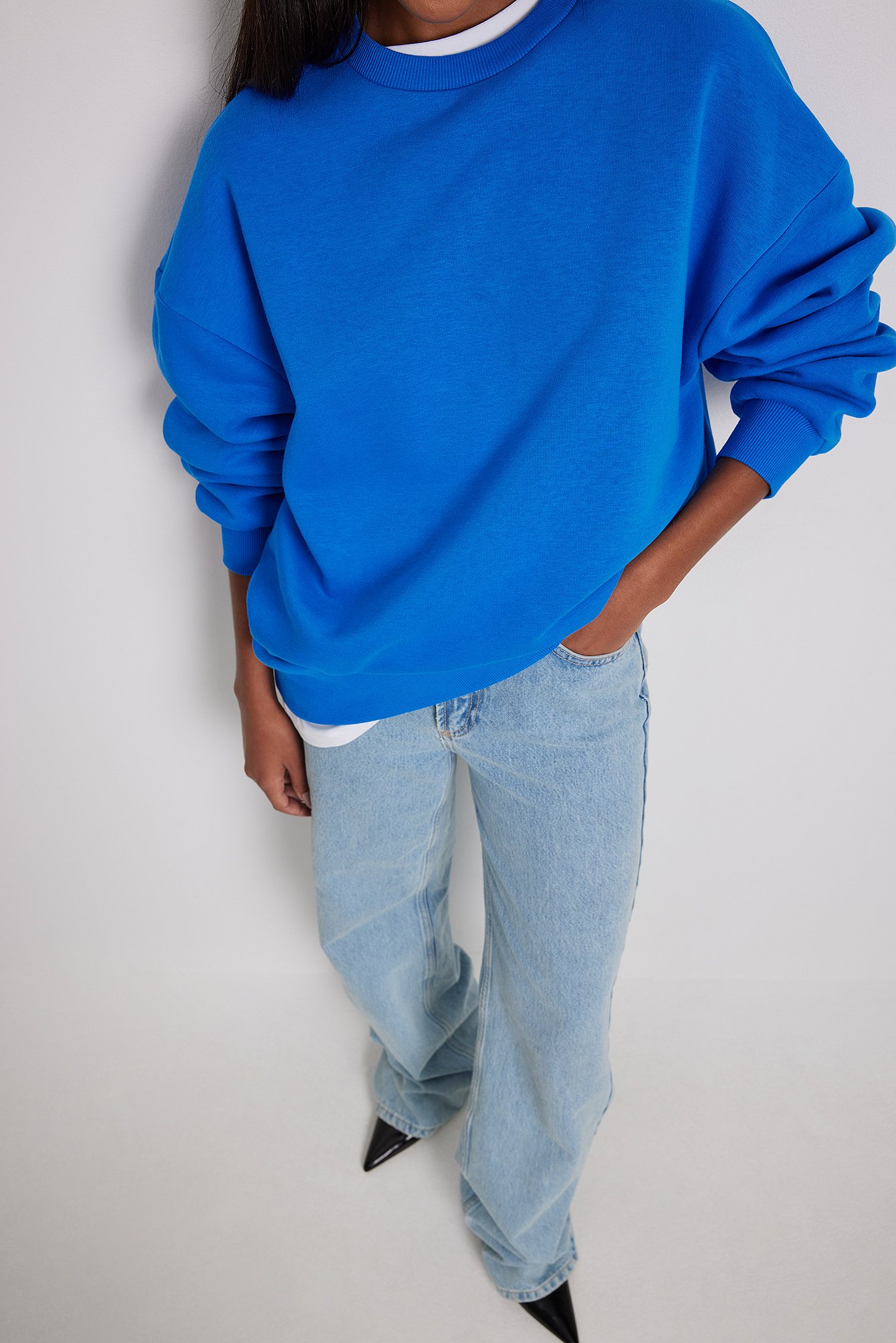 Blue sweatshirt
