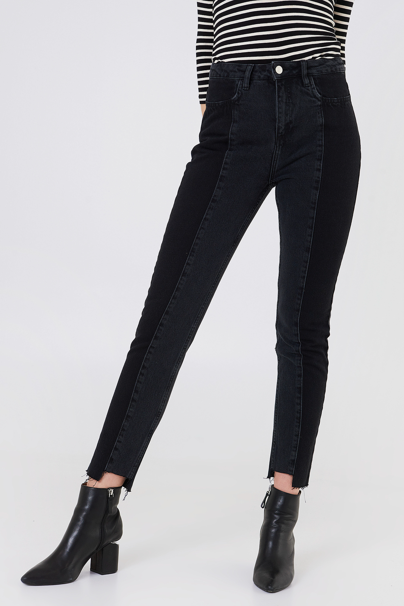 Panel Jeans Black | na-kd.com