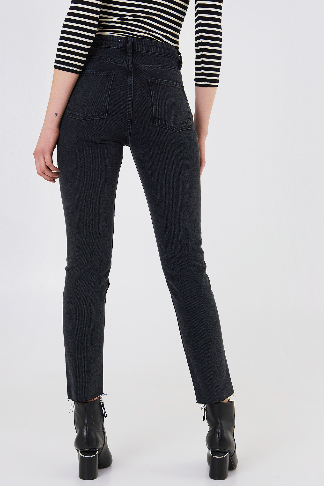 Panel Jeans Black | na-kd.com