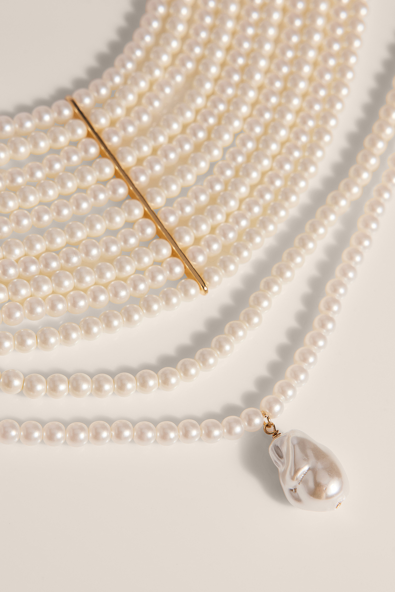 Pearl Choker Necklace White | na-kd.com