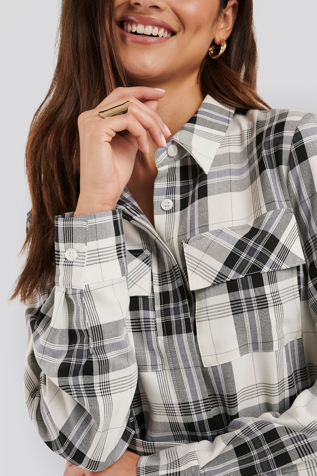 plaid belted shirt dress