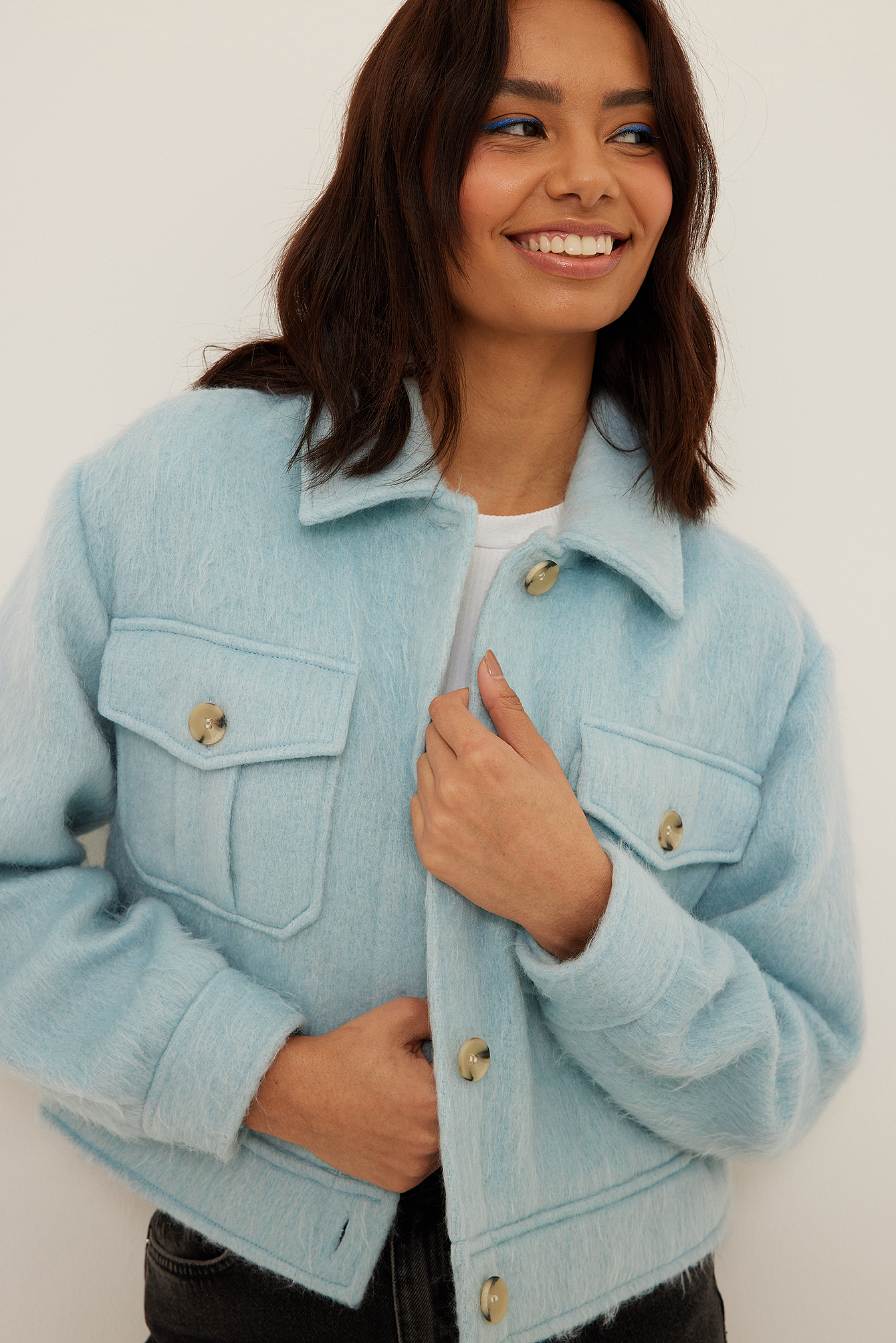 Baby blue cheap corduroy jacket