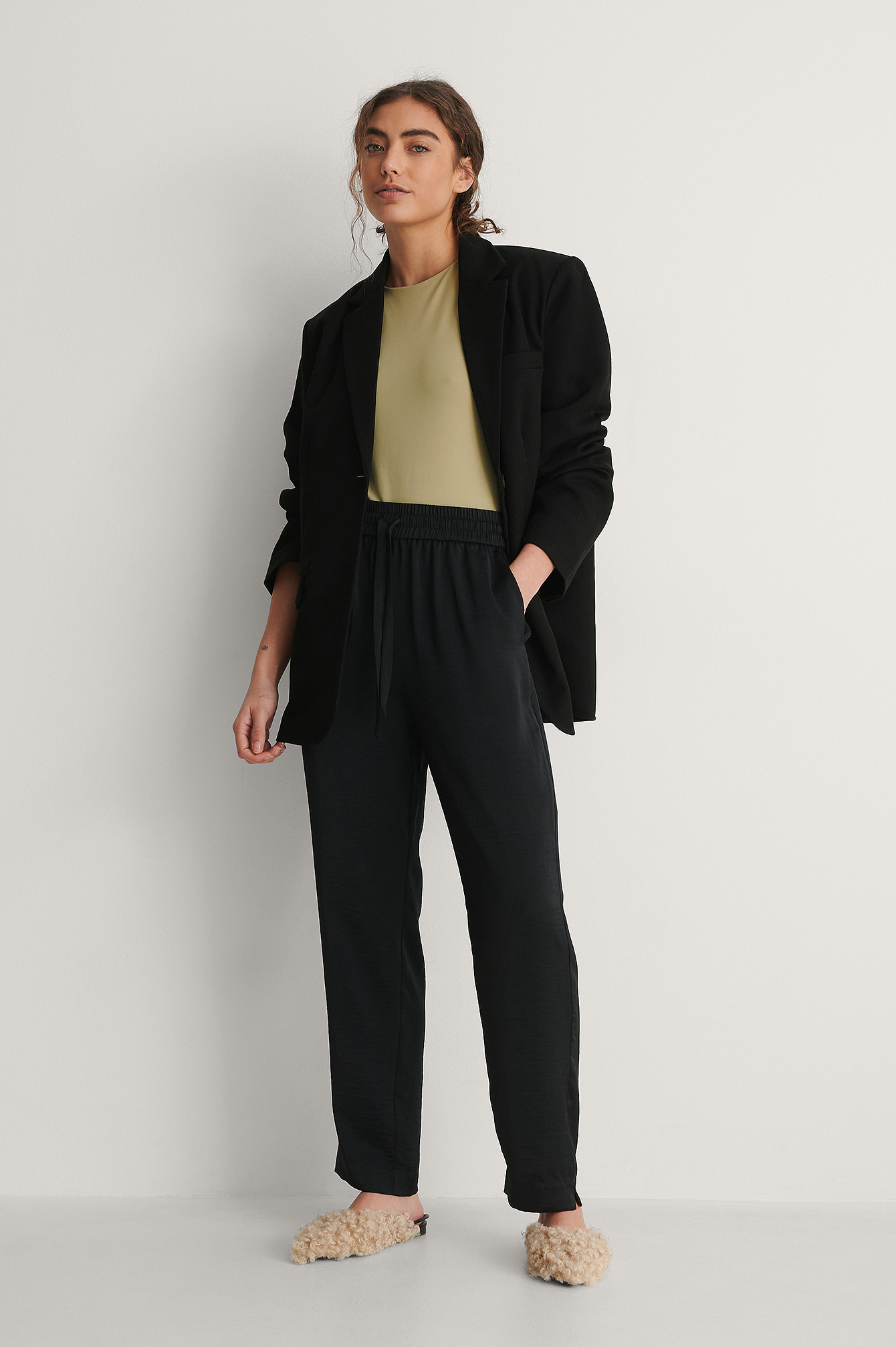 Relaxed Pants Black