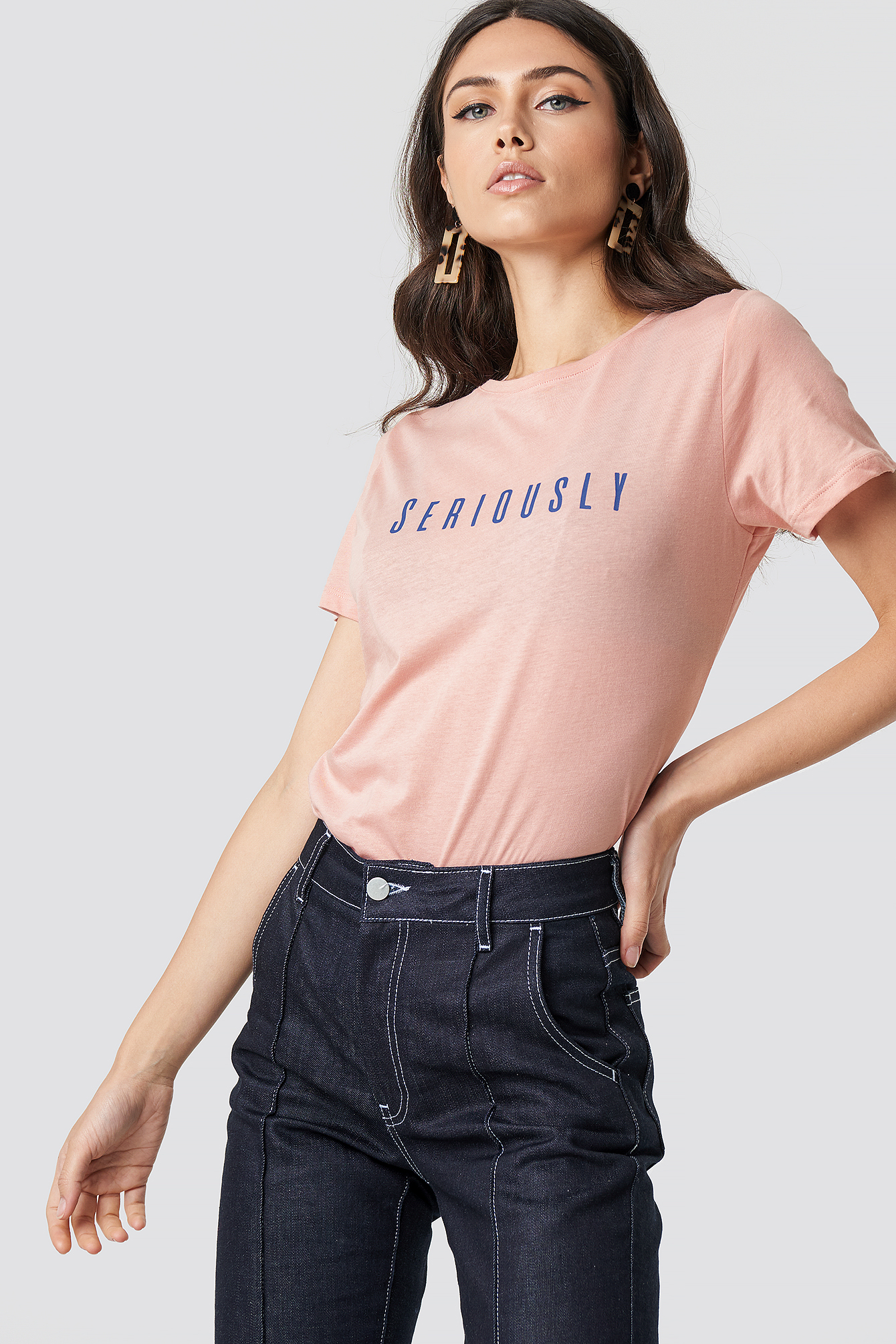 Seriously Basic Tee Pink | NA-KD