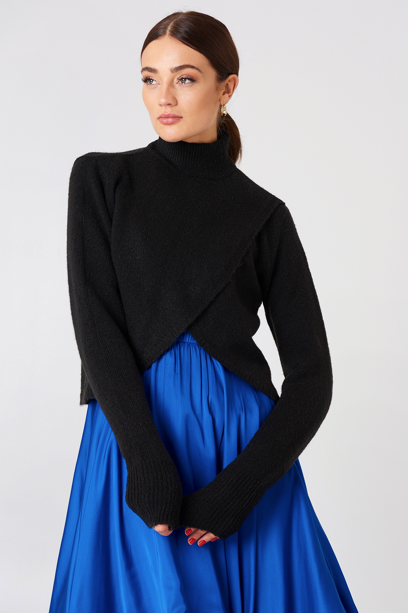 black wrap cardigan sweaters free