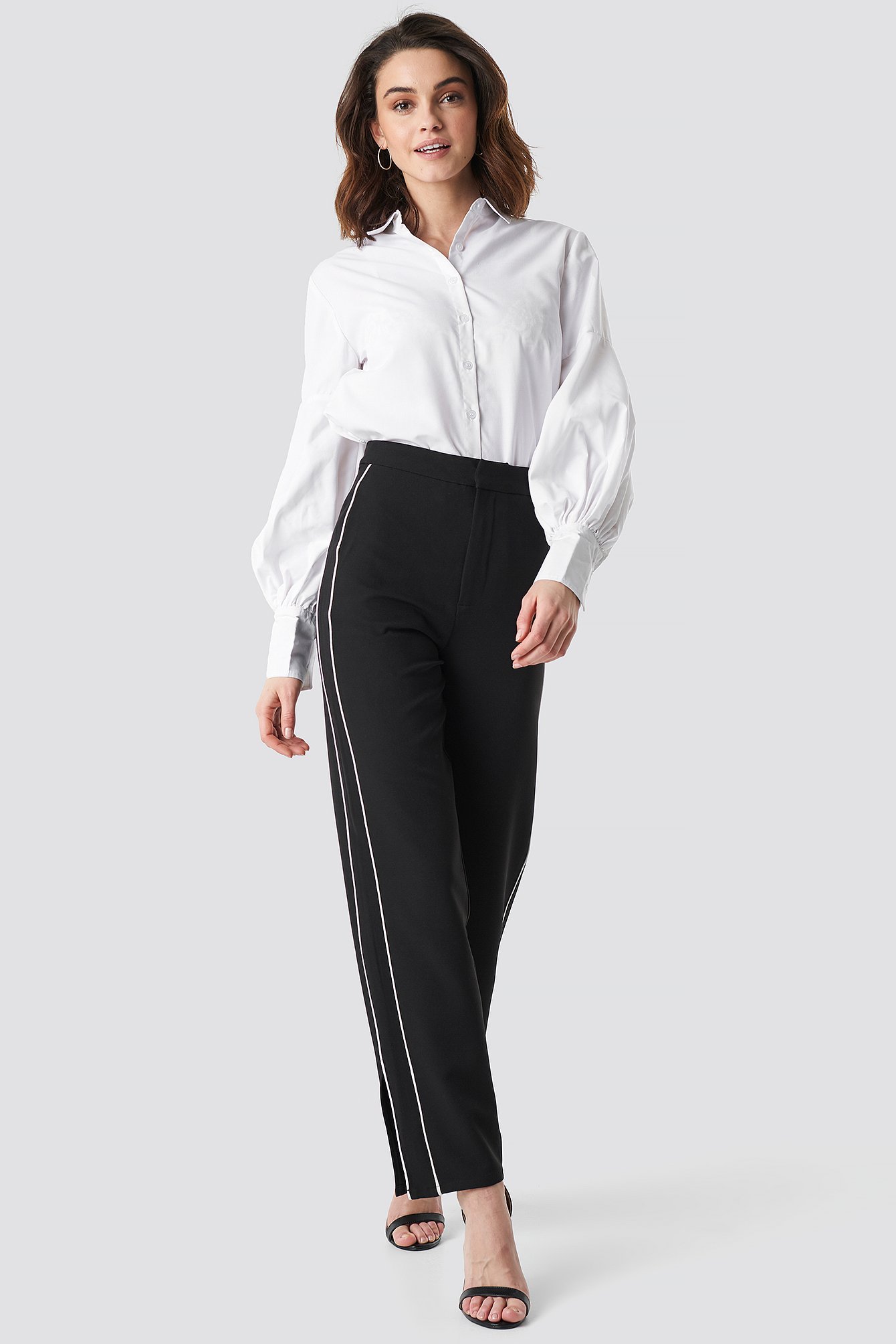 Casablanca highwaisted Side Stripe Trousers  Farfetch