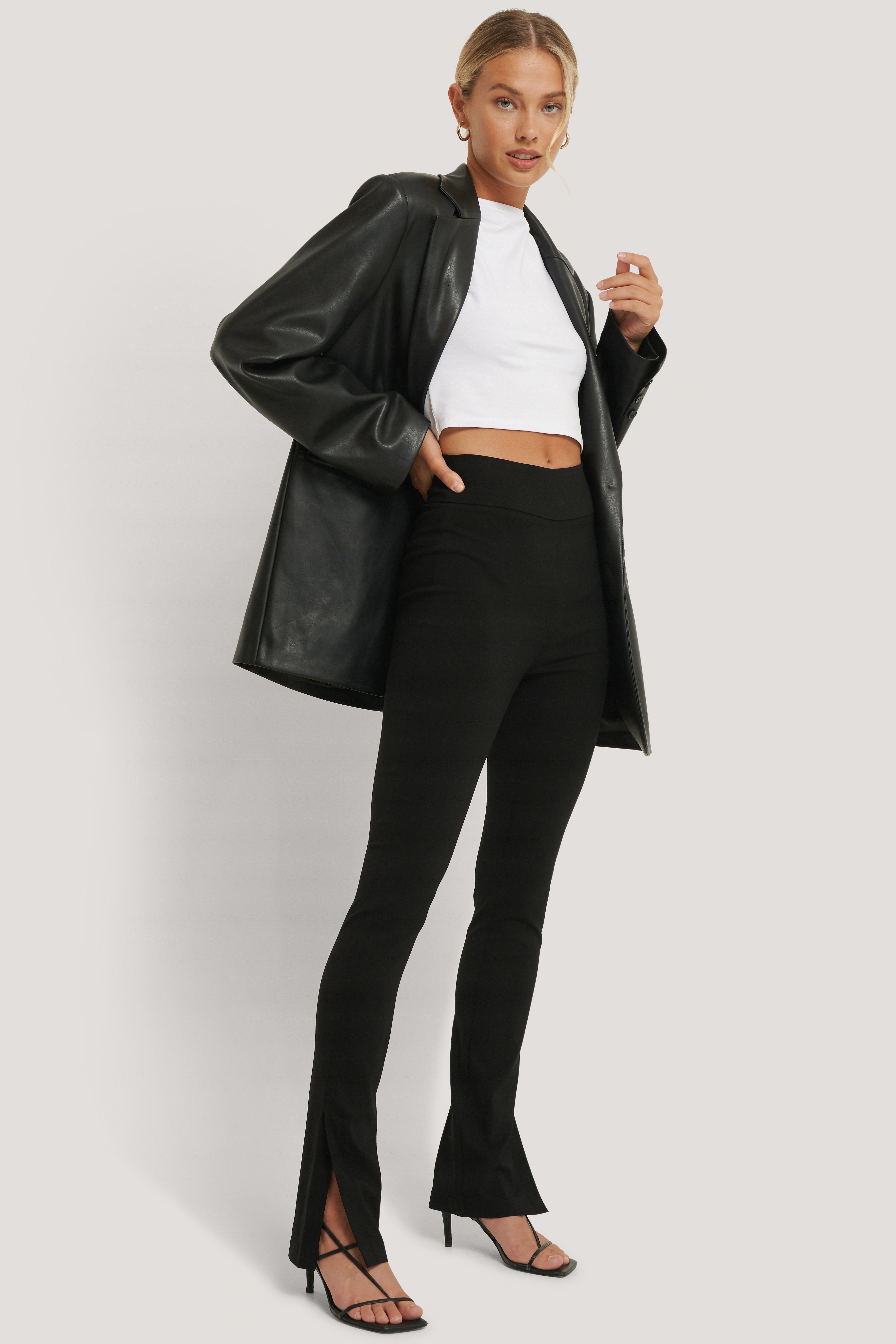 Men's Leather Tactical Vest With Leather Pants Black [Slim-Cut] –  LeatherKloset