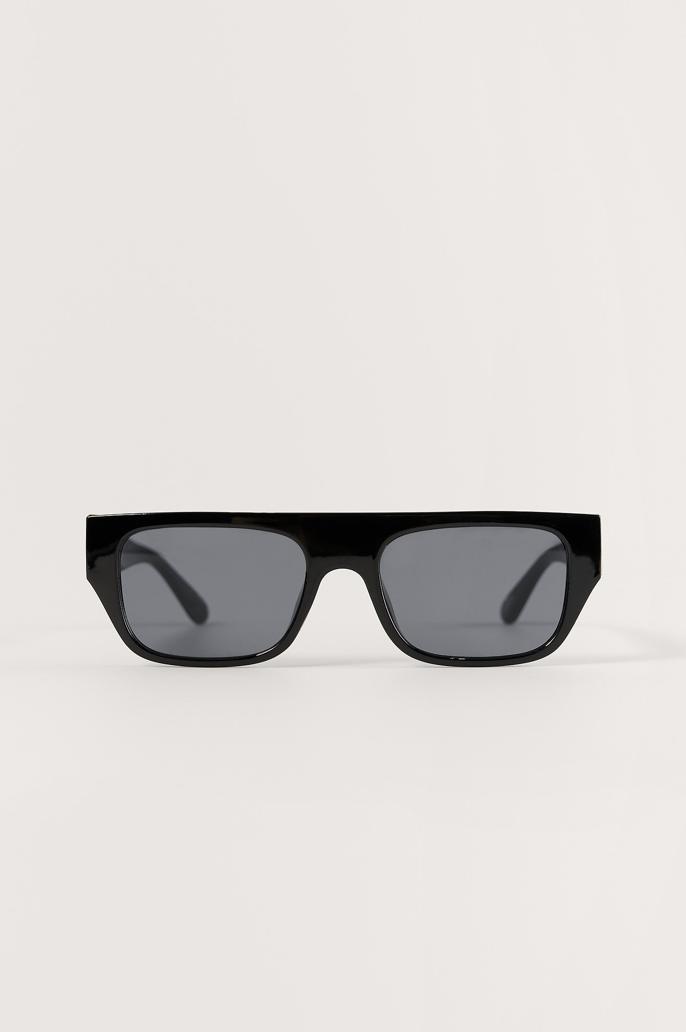 Slim Straight Sunglasses Black | na-kd.com