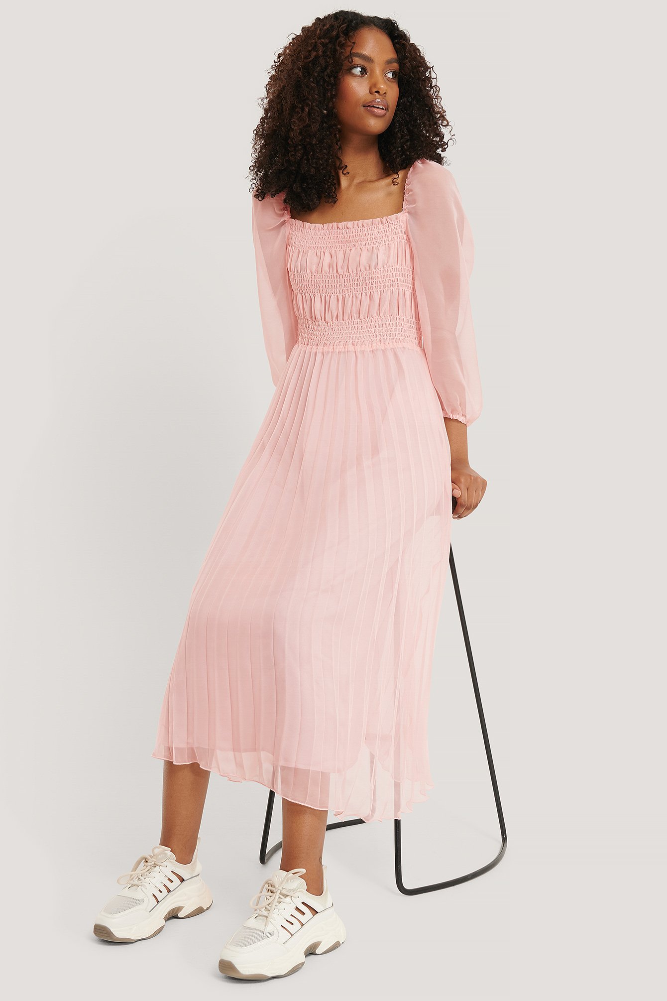 Pink 2025 structured dress