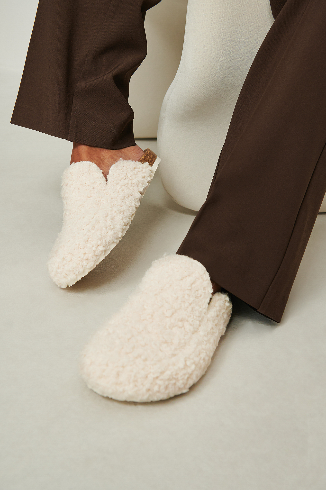 Teddy Loafers Offwhite | NA-KD