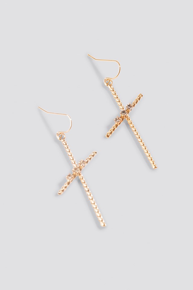 Thin Rope Cross Earrings | na-kd.com - 640 x 960 jpeg 24kB