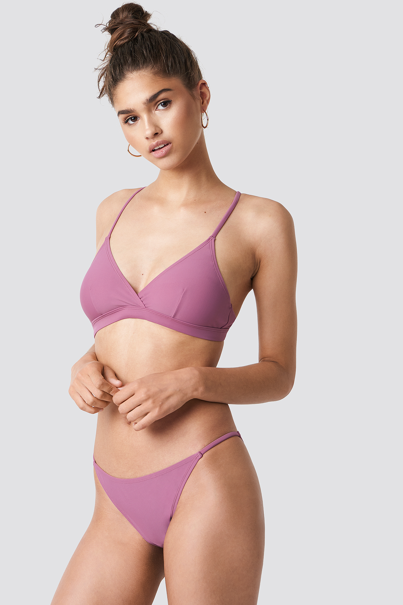 Thin Strap Bikini Briefs Purple Na Kd Com