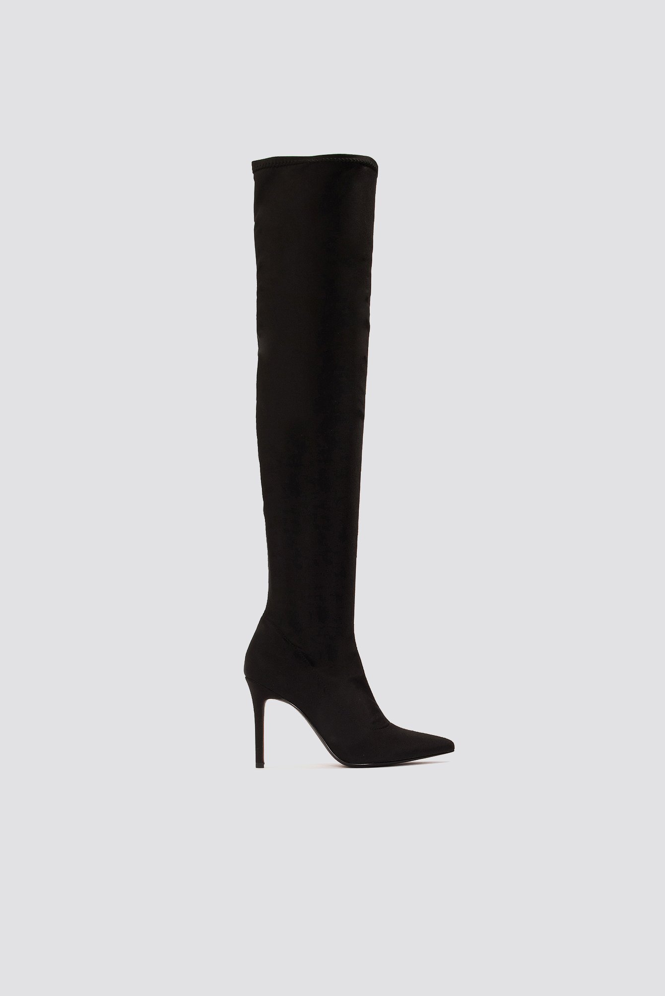 Tight Over Knee Boot Black | NA-KD