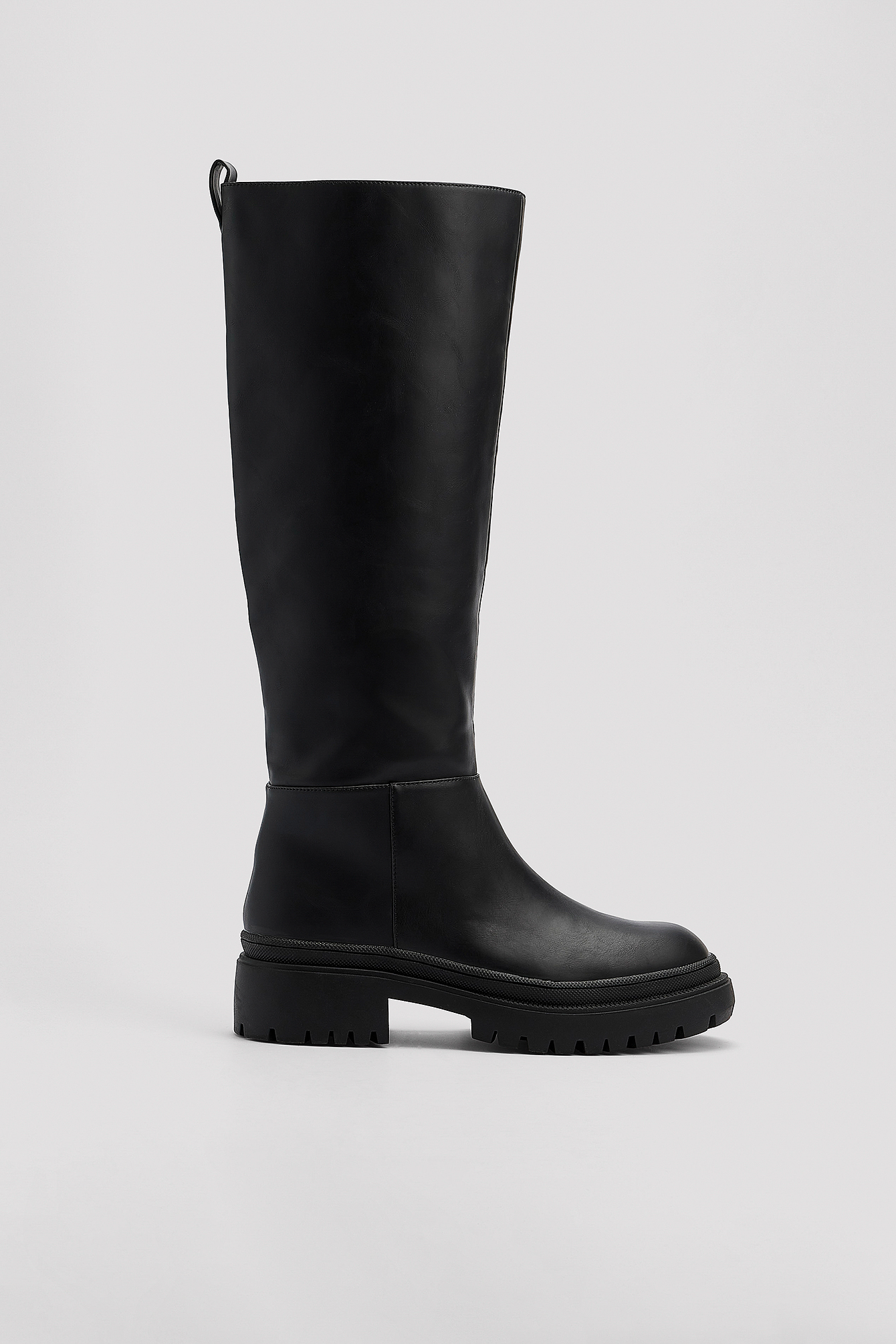 Under Knee Shaft Boots Black | NA-KD