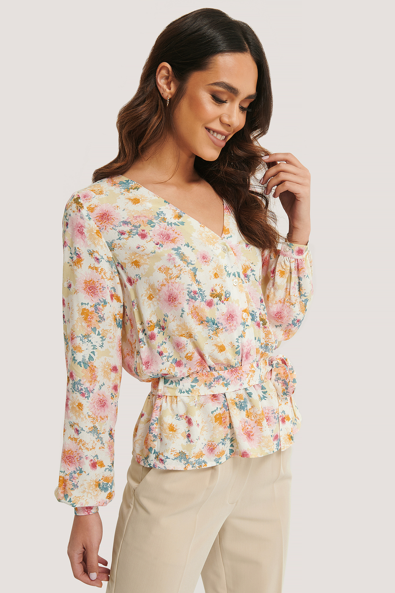 v neck blouse uk