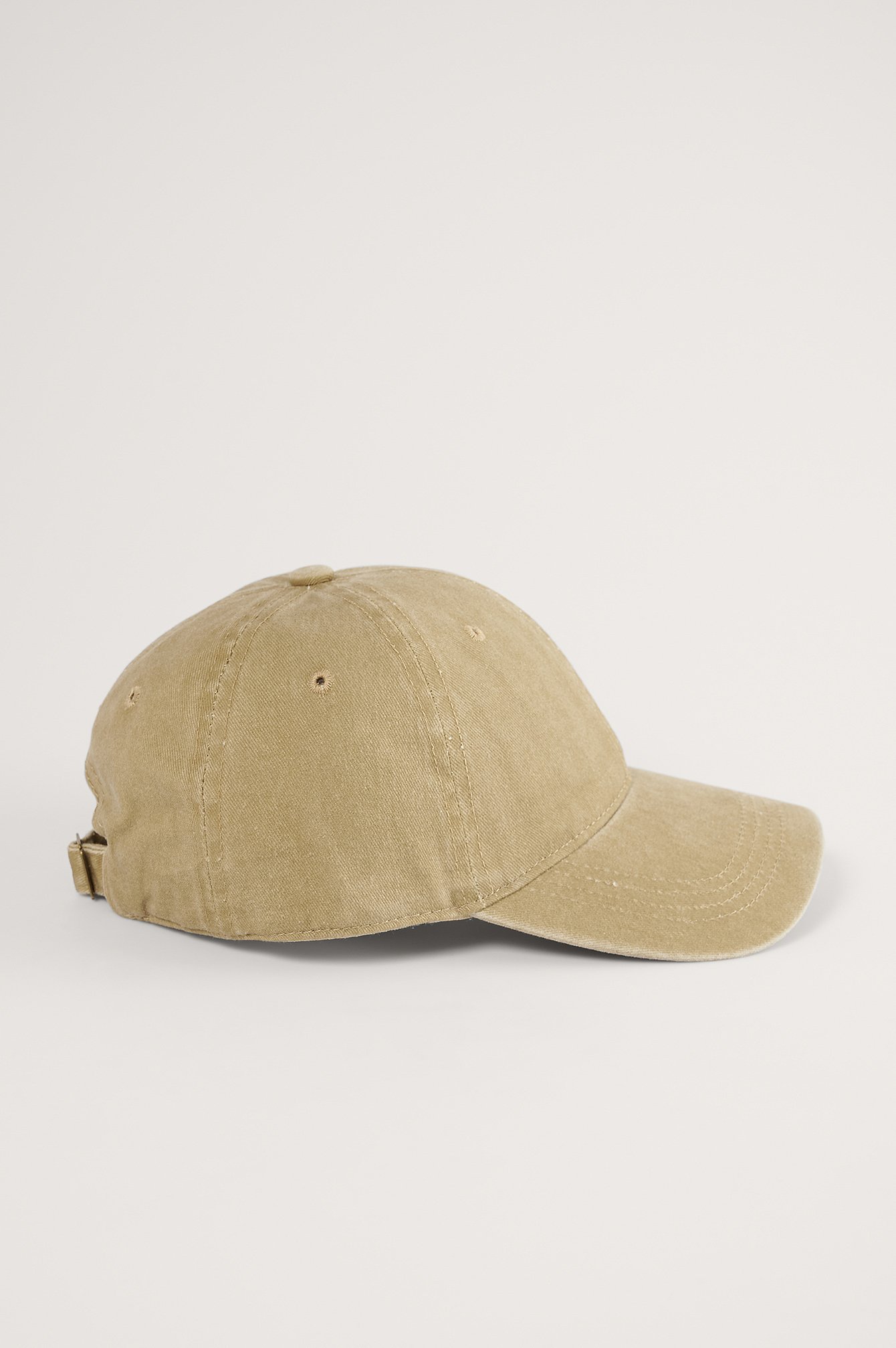 Washed Denim Look Cap Beige | NA-KD