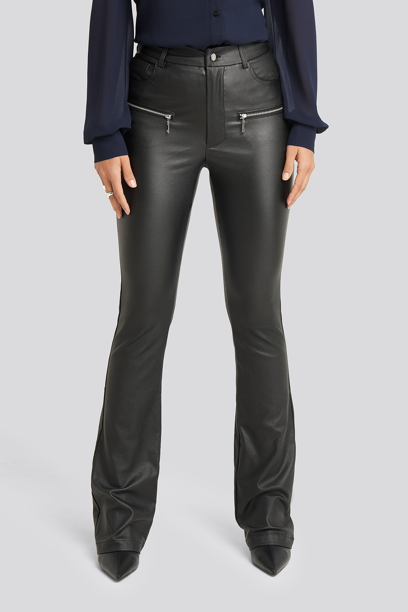 black bootcut dress pants