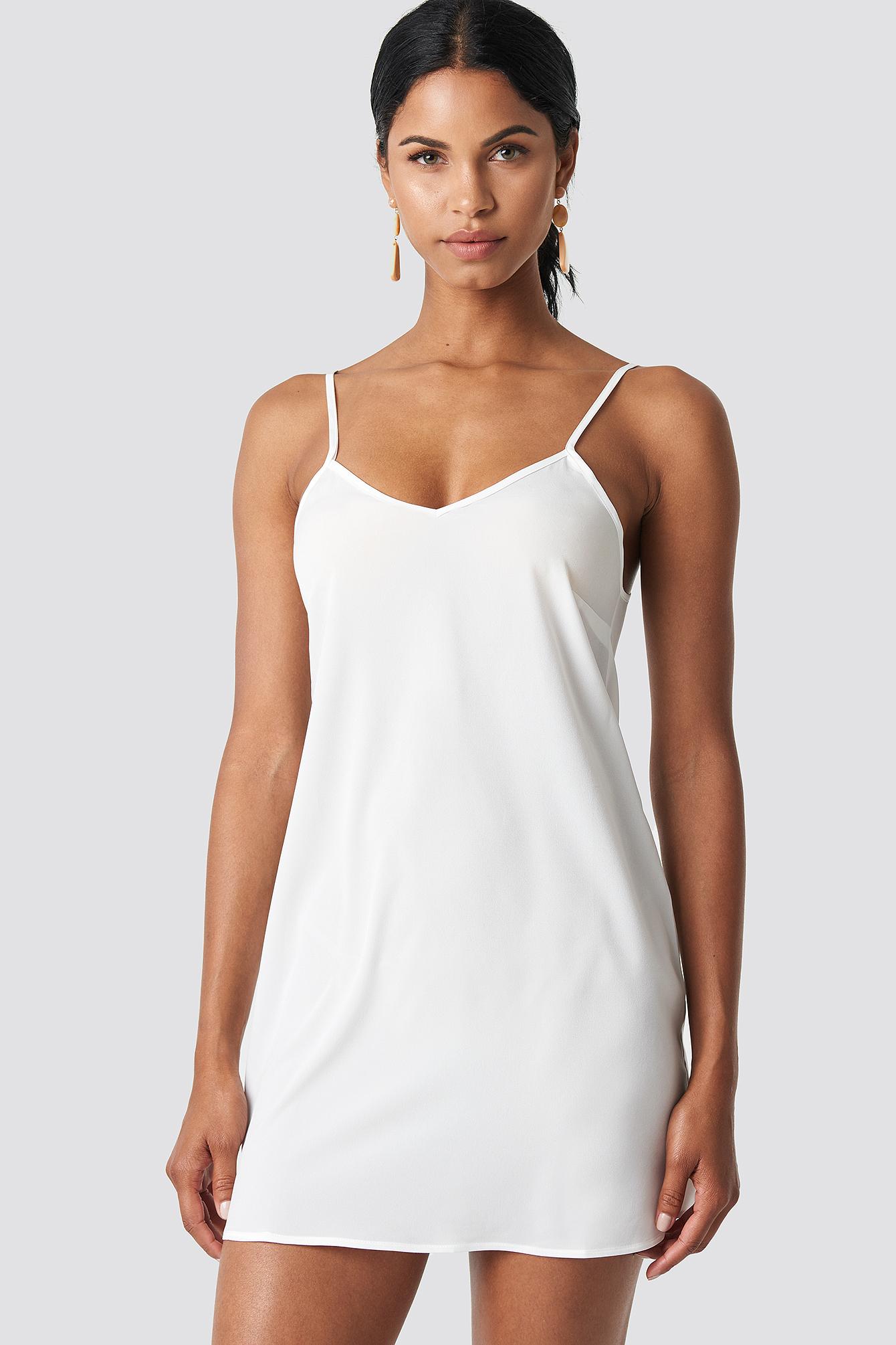 white basic dress