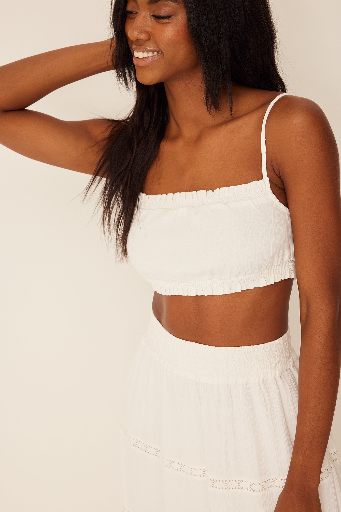 White crop hot sale top dress