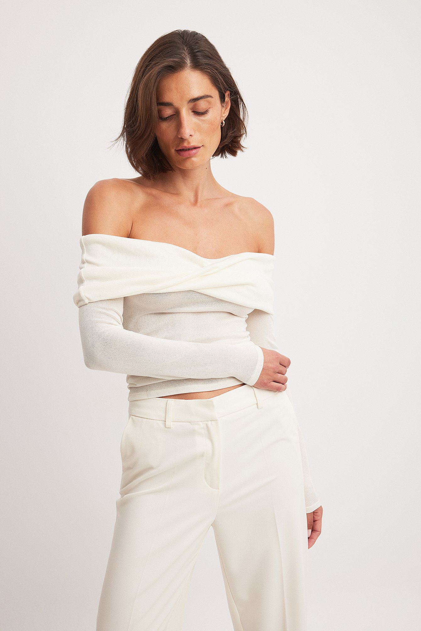 Strapless off the shoulder top sale