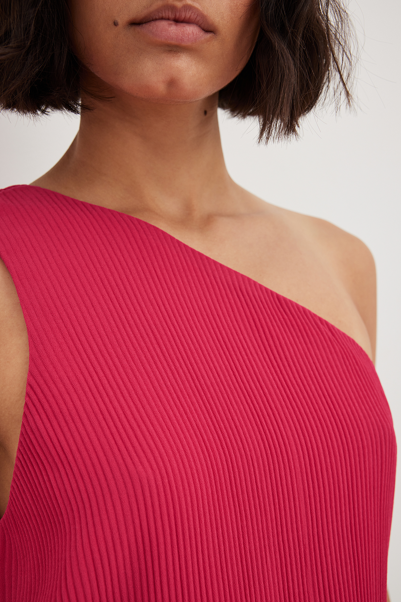 Womens Pink One Shoulder Tops | NA-KD