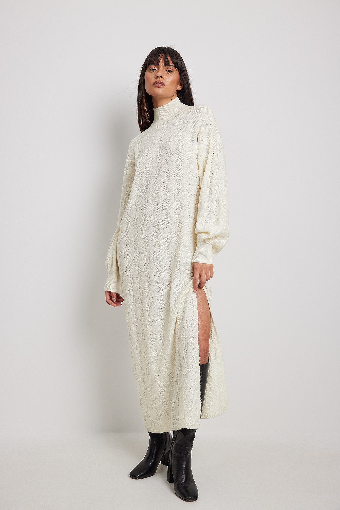 新発売】 CAINEE ケイニー oversized maxi dress white ロング