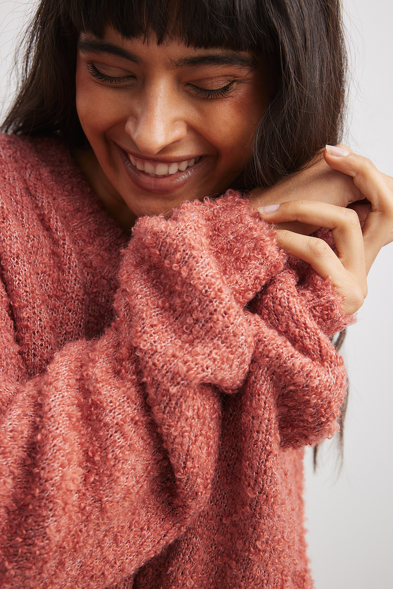Innerbloom Oversized Sweater Pink