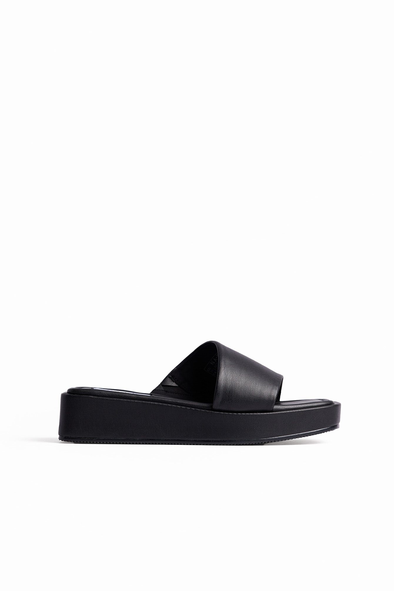 NA-KD Shoes Padded Flatform Slippers - Slip Ons & Flip Flops - Black - EU 41 - NA-KD / NAKD