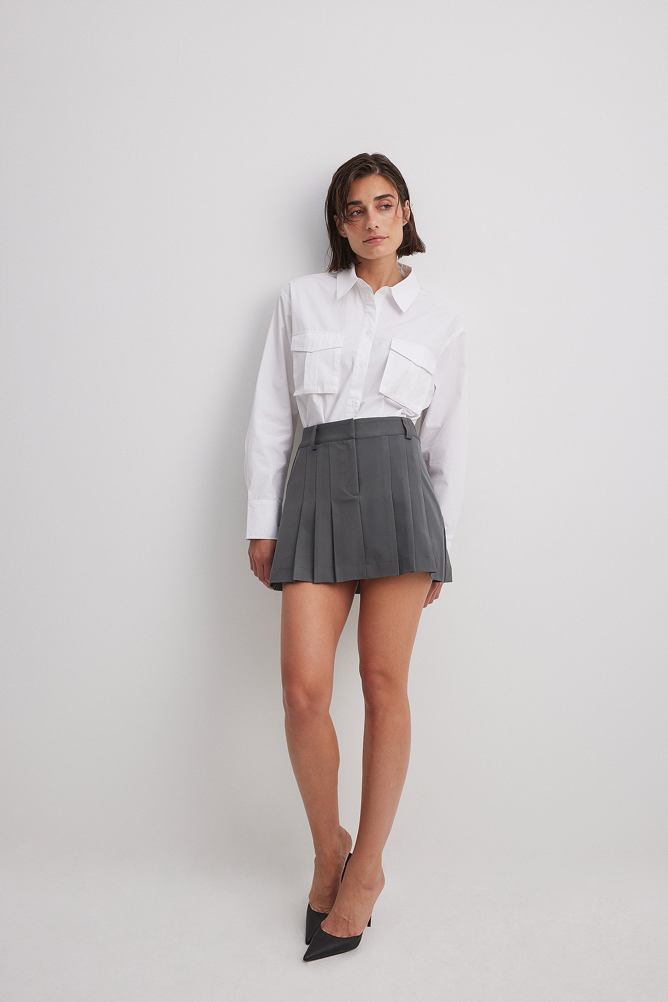 Smart Pleated Skirt