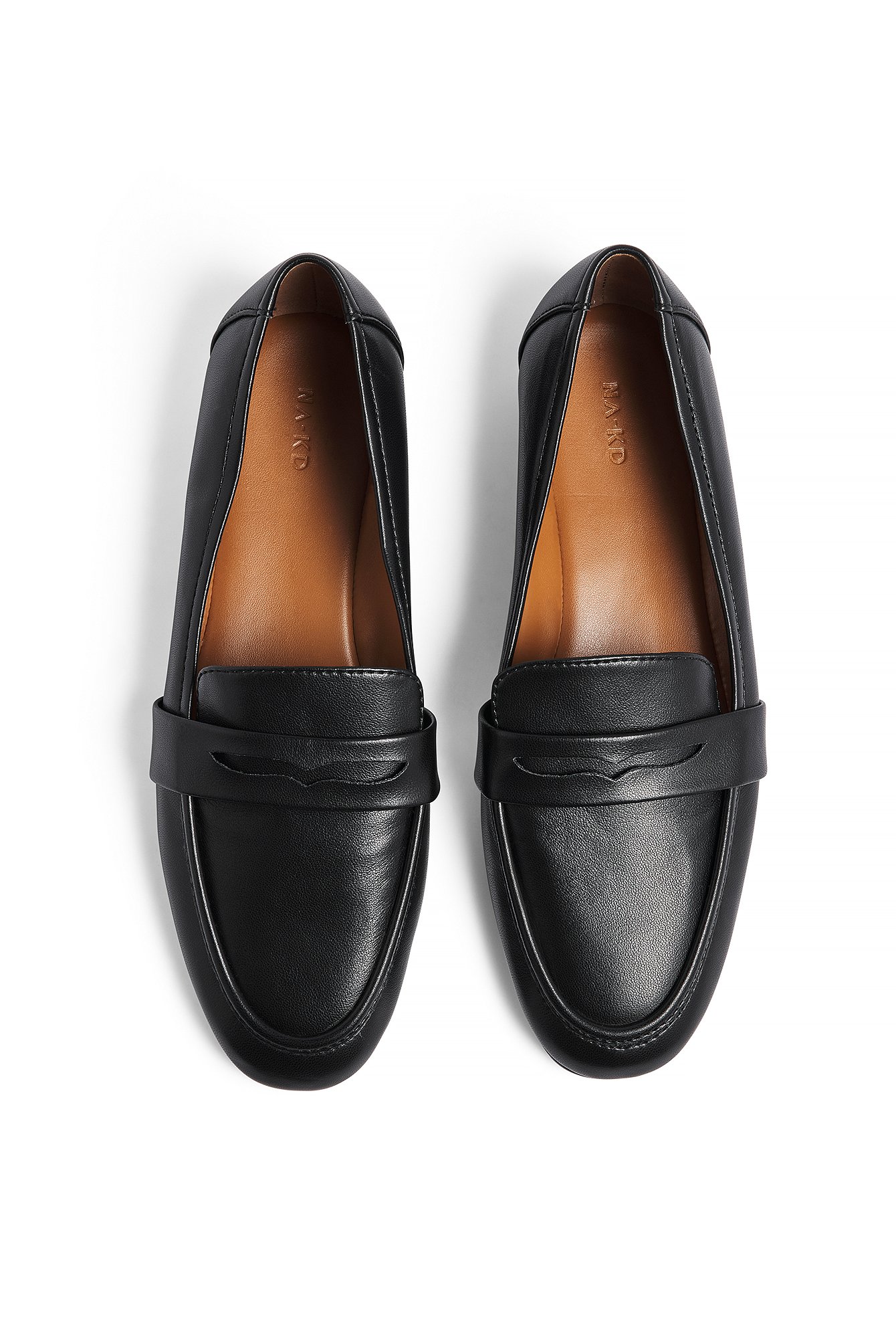 NA-KD Preppy Loafers - Flats - Black - EU 38 - NA-KD / NAKD