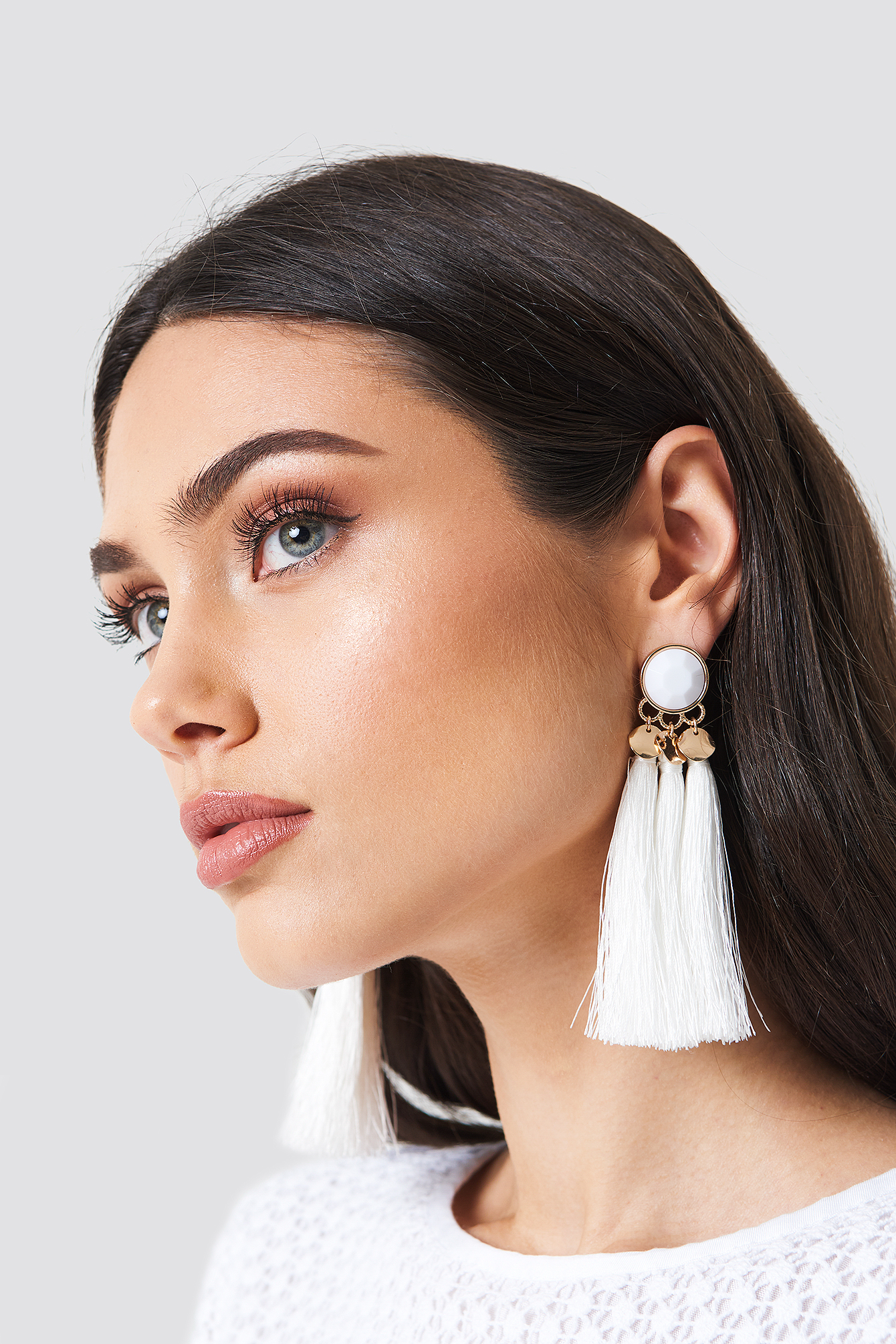 Tassel Pearl Earrings White | na-kd.com