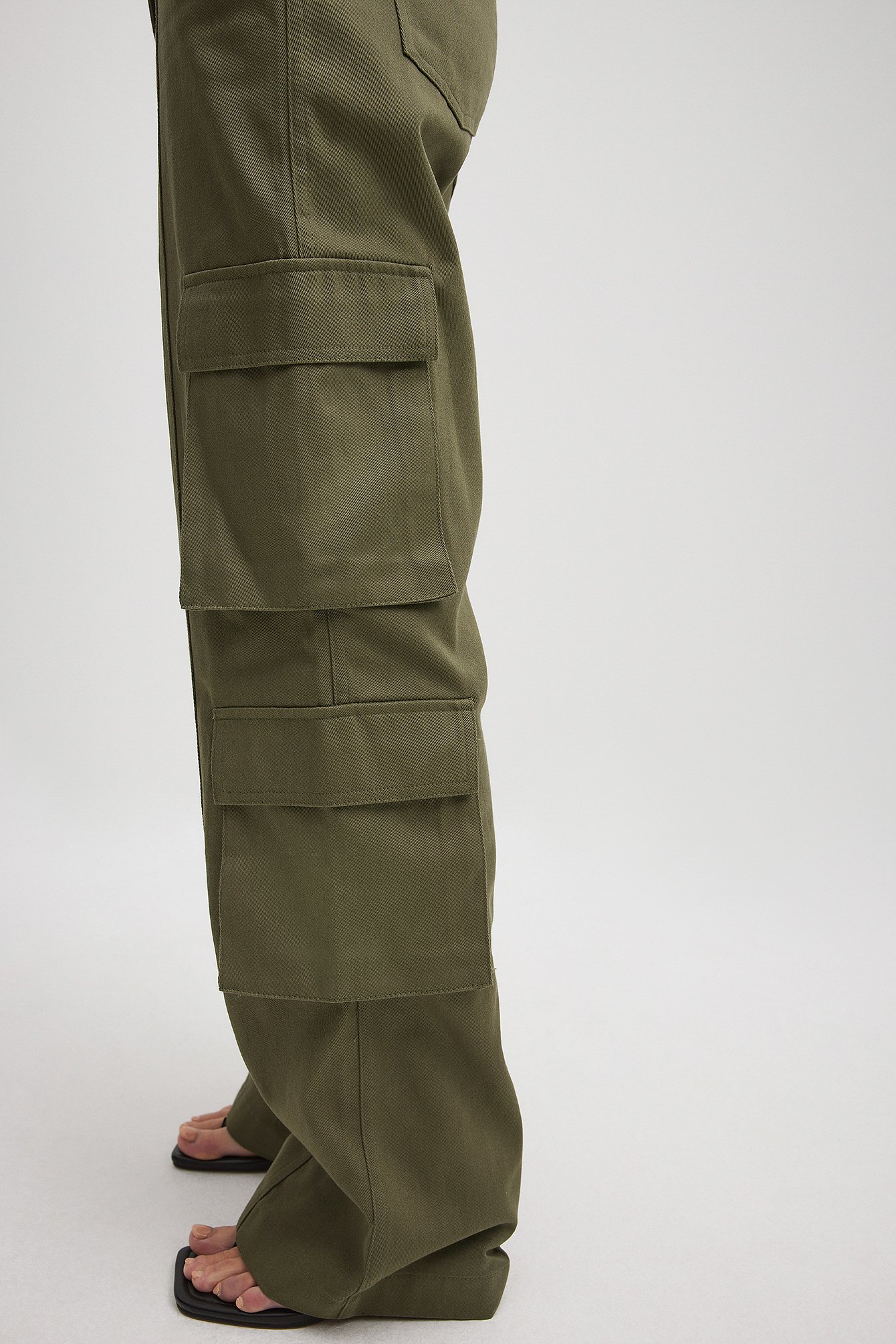 Womens Green Cargo Trousers NA-KD 