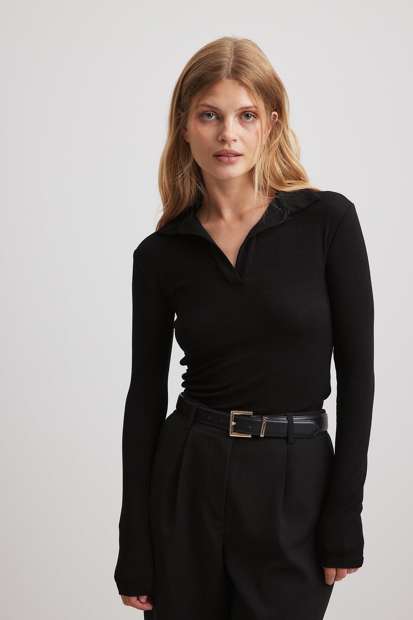 ROMEE TOP - BLACK GLIMMER-MESH – Sisters The Label