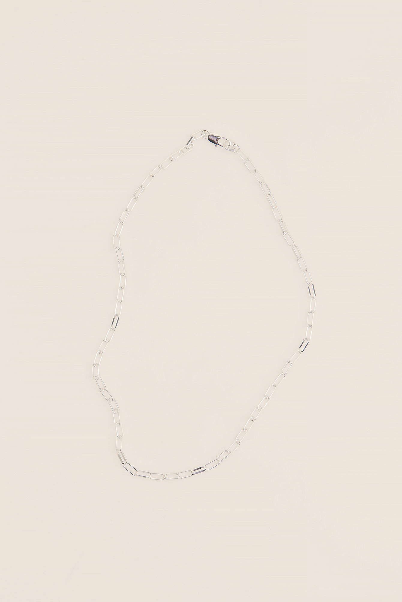 Thin Chain Necklace Silver