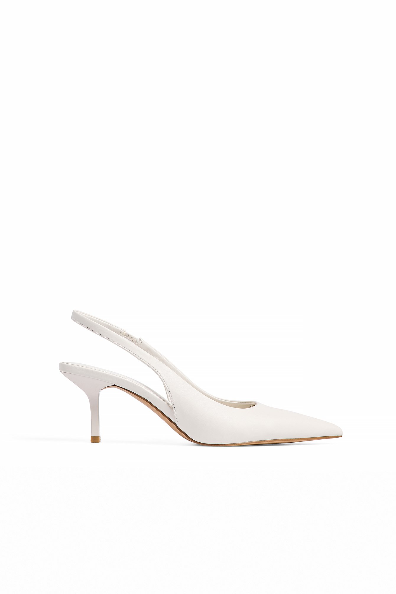 Slingback Pumps White | NA-KD