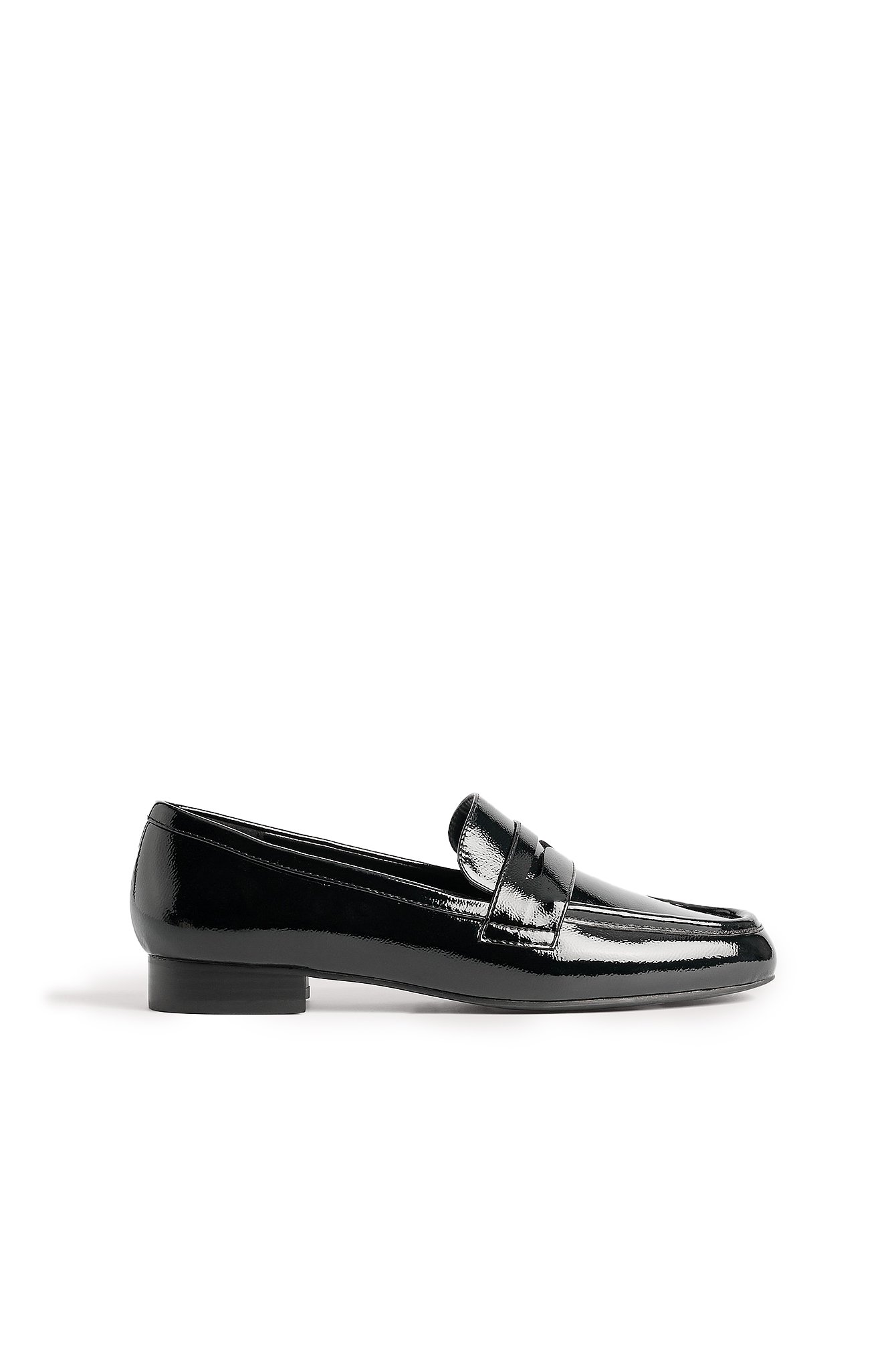 NA-KD Shoes Squared Toe Loafers - Flats - Black - EU 36 - NA-KD / NAKD