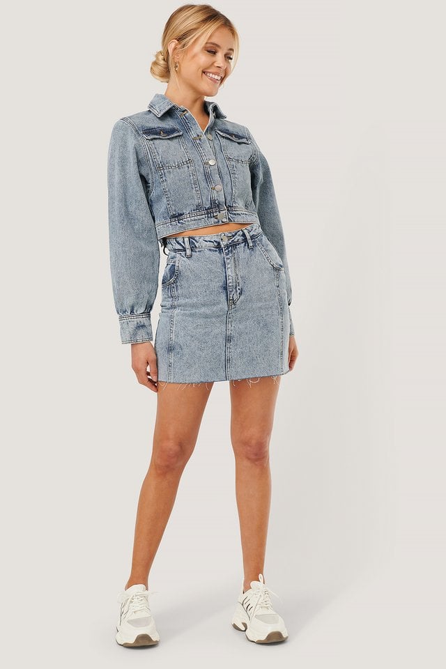 tna denim skirt