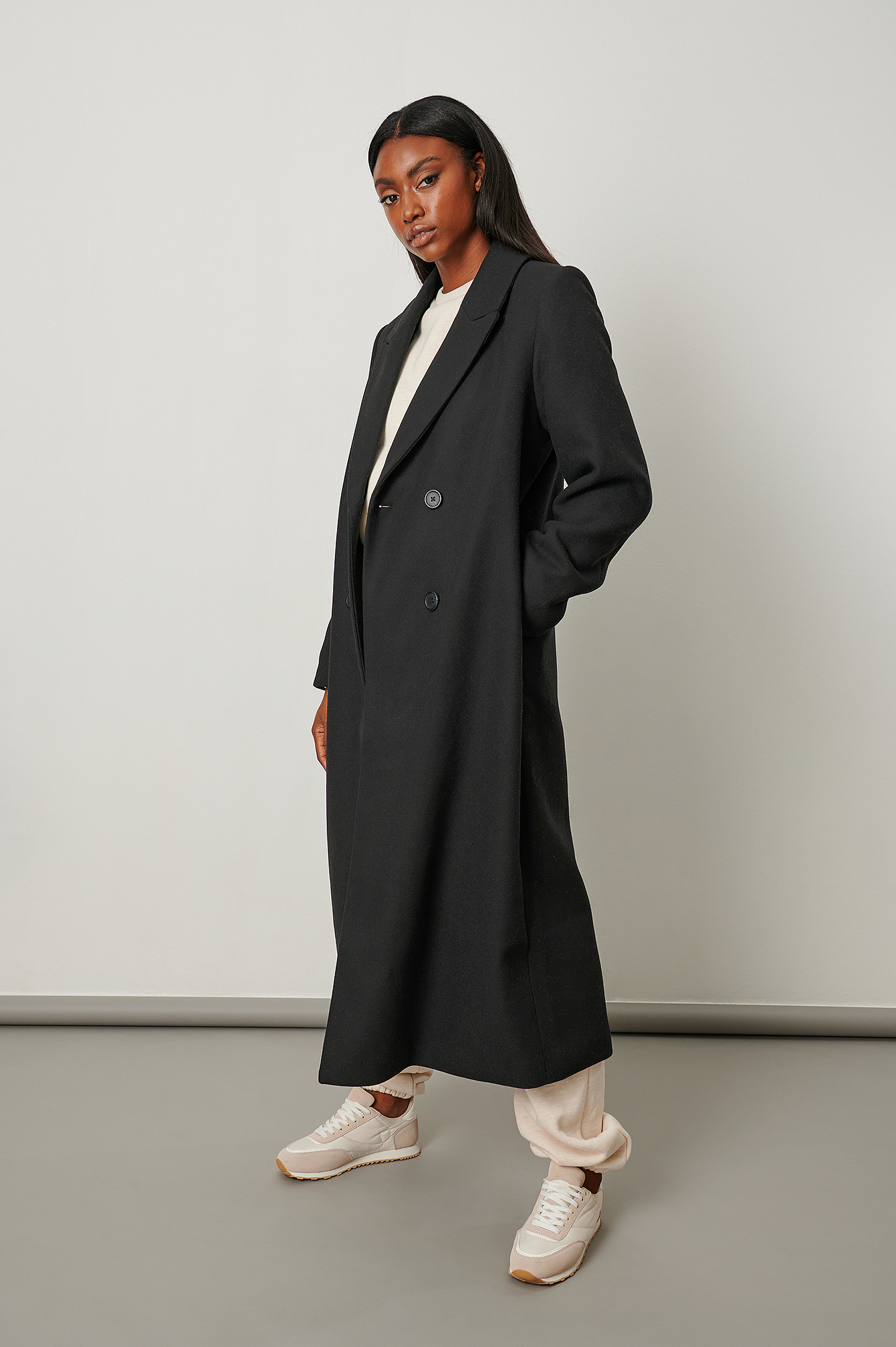 Classic Straight Gold Button Coat | lupon.gov.ph
